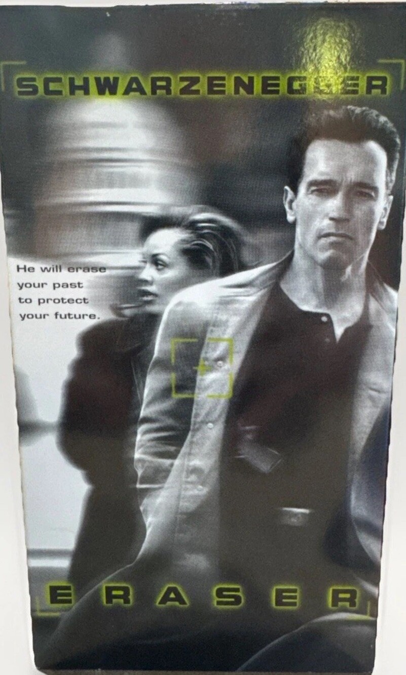 Eraser, Schwarzenegger, 1996, VHS Movie
